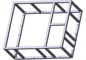 render telaio tubi
